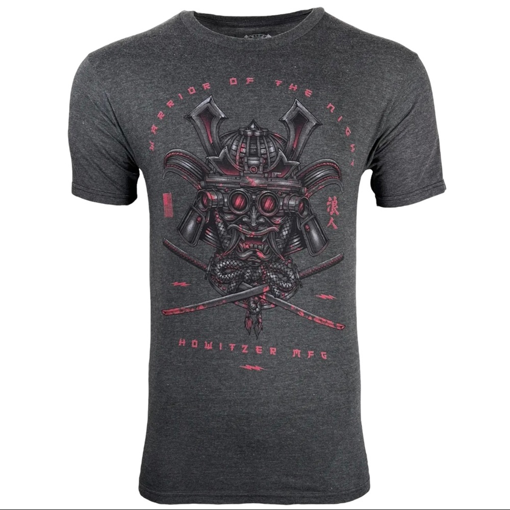 Howitzer Style Men's T-Shirt Warrior Of The Night Military Grunt MFG
